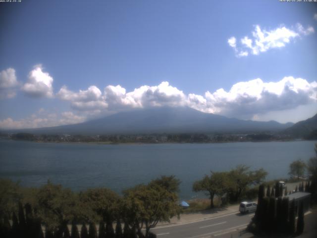 河口湖からの富士山