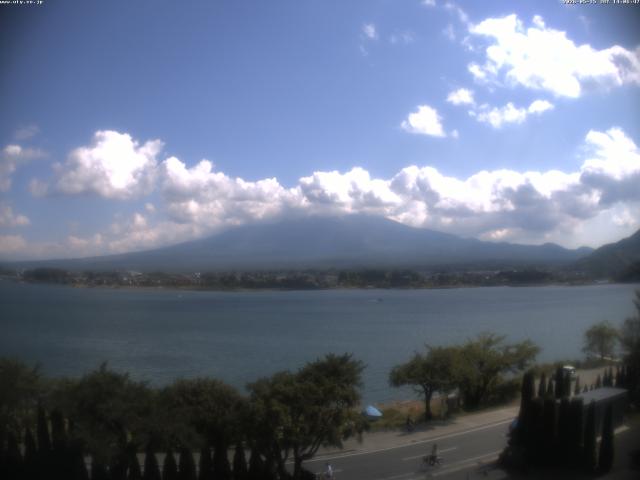 河口湖からの富士山
