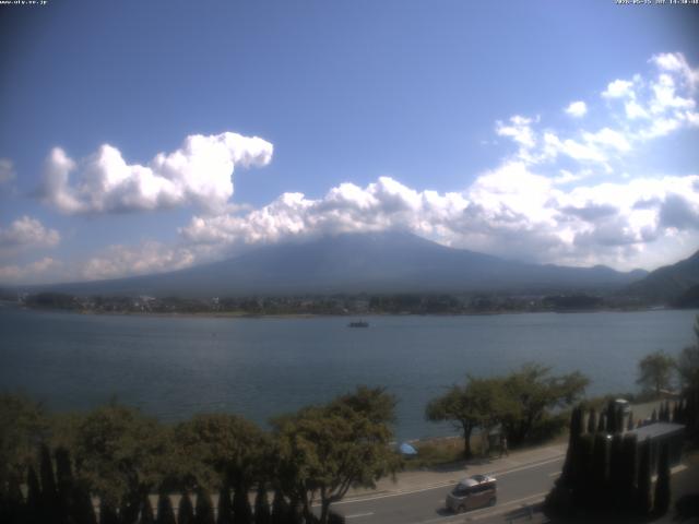 河口湖からの富士山