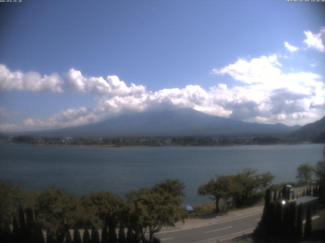 河口湖からの富士山