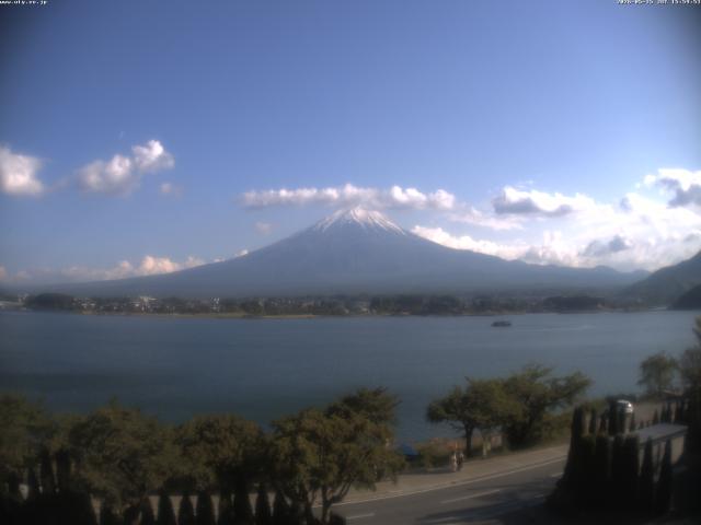 河口湖からの富士山