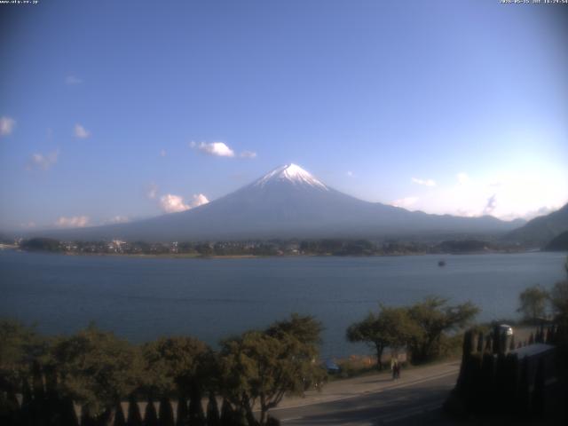 河口湖からの富士山