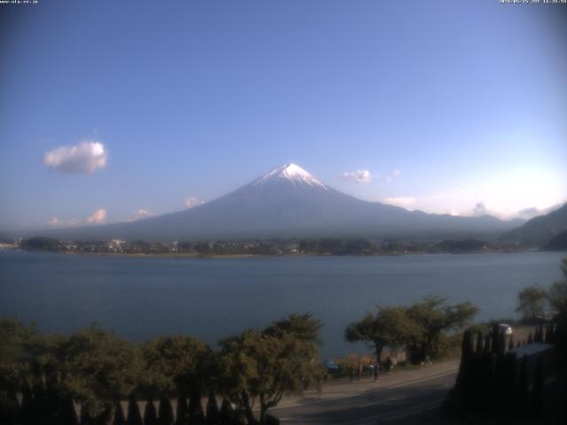 河口湖からの富士山