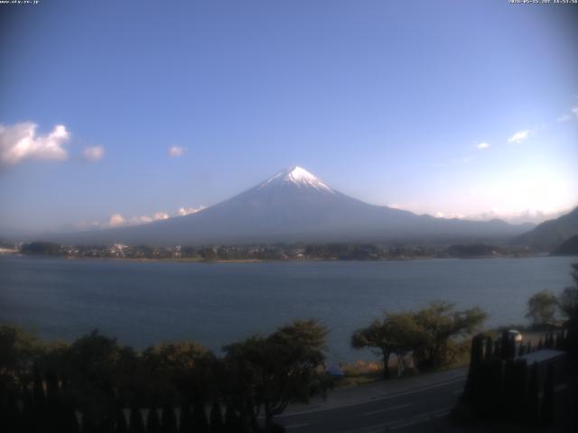 河口湖からの富士山