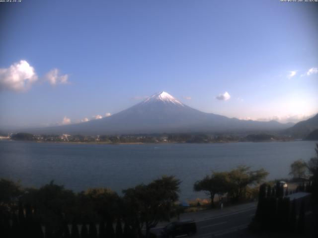 河口湖からの富士山