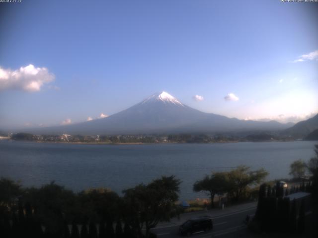 河口湖からの富士山