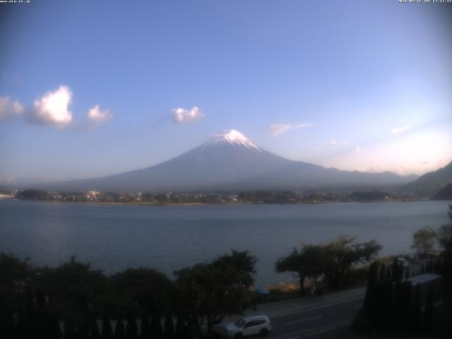 河口湖からの富士山