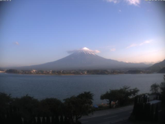 河口湖からの富士山