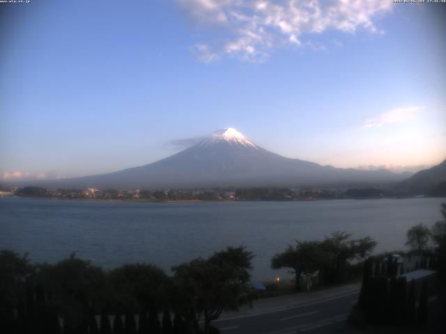 河口湖からの富士山