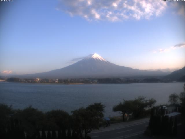 河口湖からの富士山