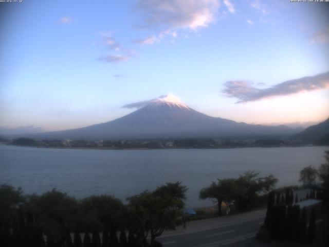 河口湖からの富士山