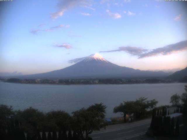 河口湖からの富士山