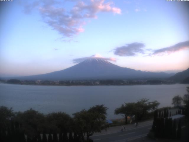 河口湖からの富士山