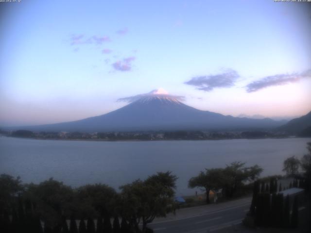 河口湖からの富士山