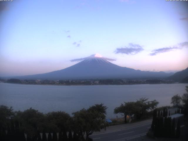 河口湖からの富士山