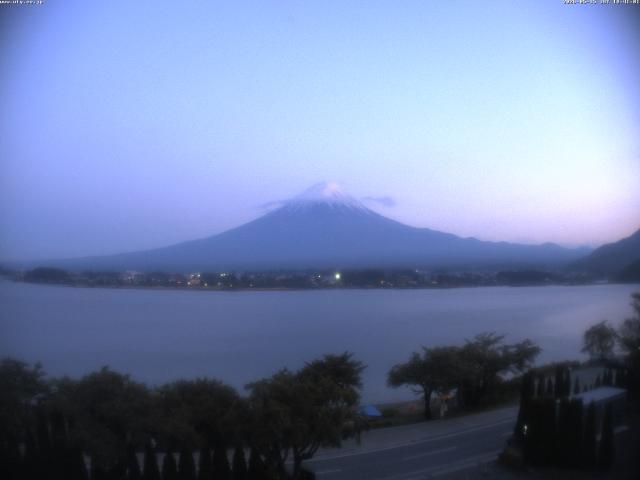 河口湖からの富士山