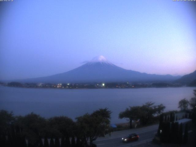河口湖からの富士山