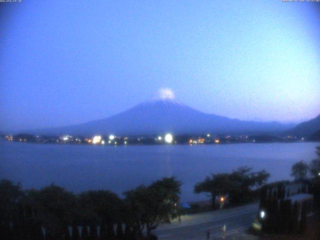河口湖からの富士山