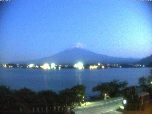 河口湖からの富士山