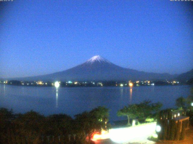 河口湖からの富士山