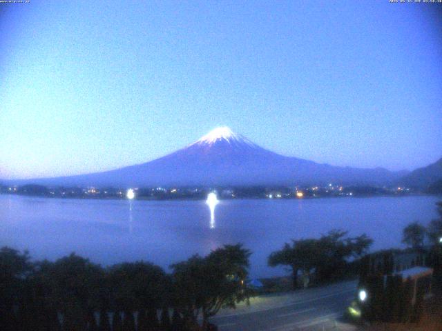 河口湖からの富士山