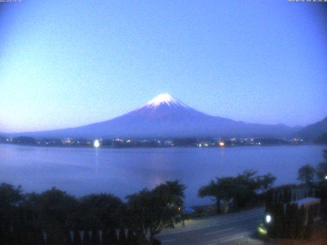 河口湖からの富士山
