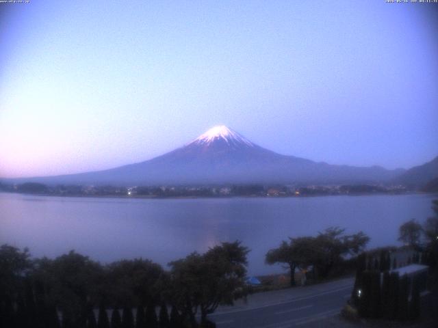河口湖からの富士山