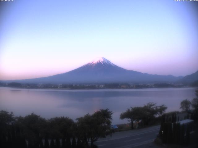河口湖からの富士山