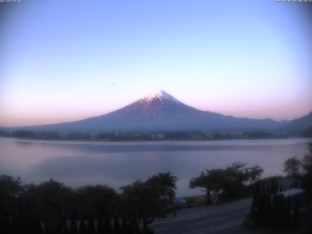 河口湖からの富士山