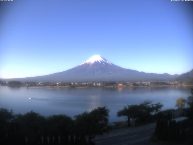 河口湖からの富士山