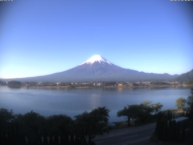 河口湖からの富士山
