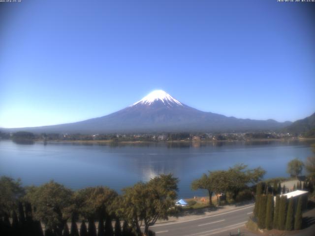 河口湖からの富士山