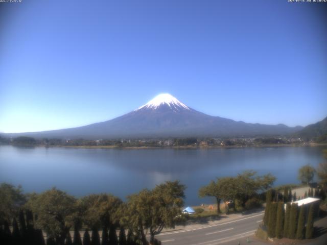 河口湖からの富士山