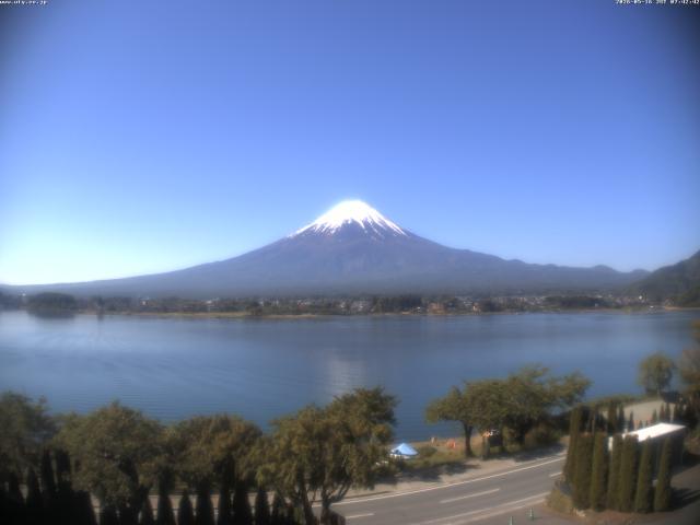 河口湖からの富士山