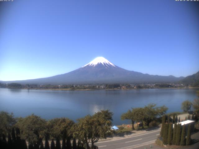 河口湖からの富士山