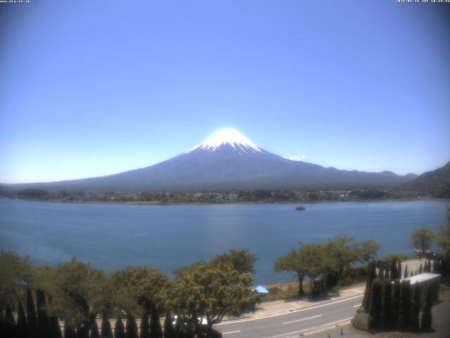 河口湖からの富士山