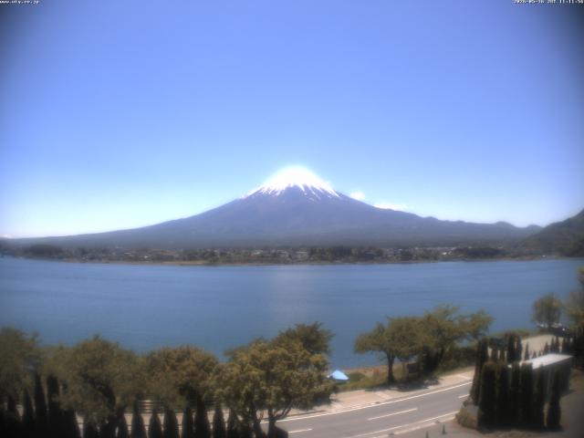 河口湖からの富士山