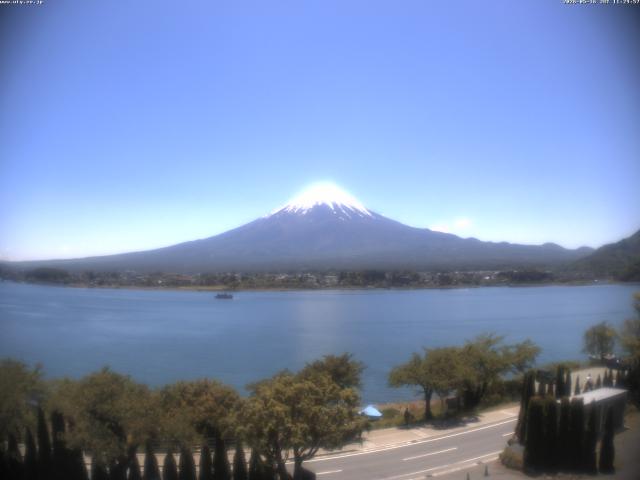 河口湖からの富士山