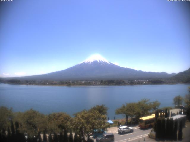 河口湖からの富士山