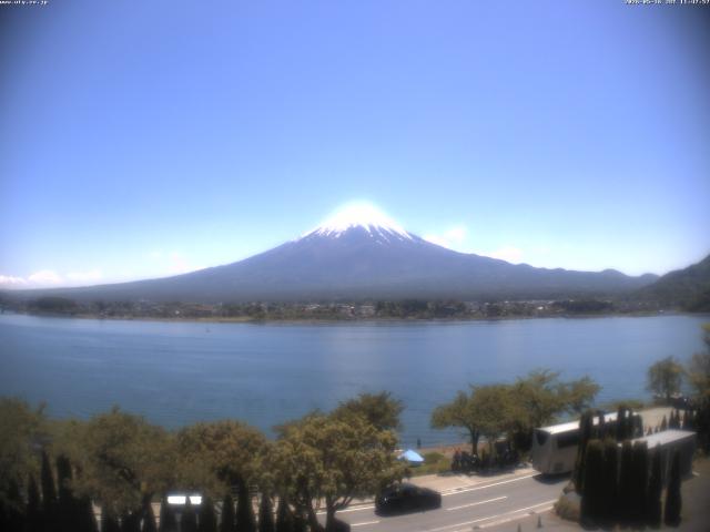 河口湖からの富士山
