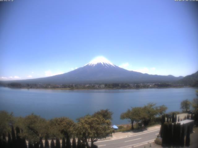 河口湖からの富士山