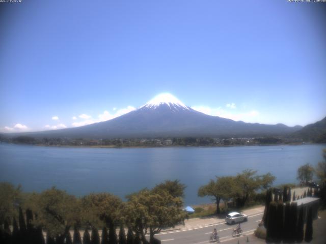 河口湖からの富士山
