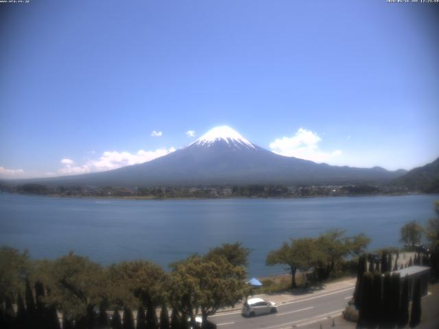河口湖からの富士山