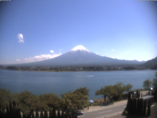 河口湖からの富士山