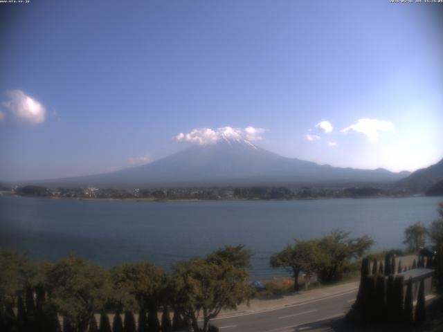 河口湖からの富士山