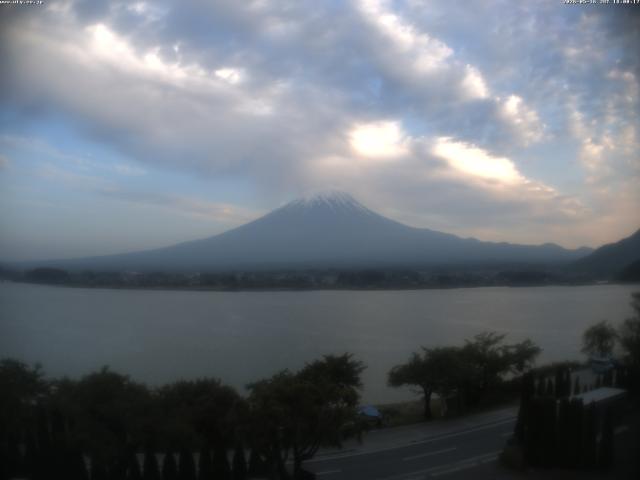 河口湖からの富士山
