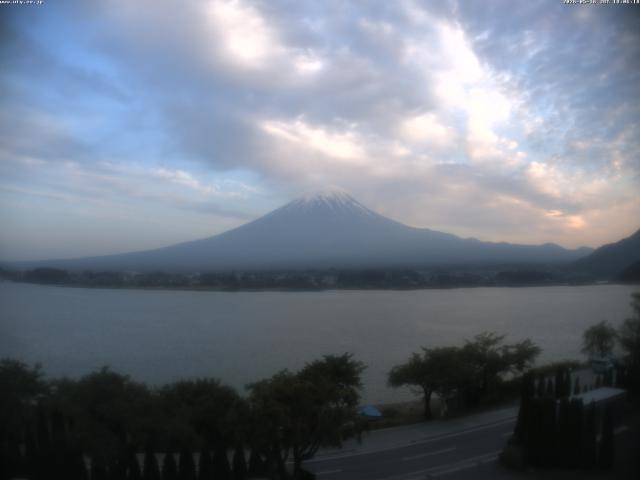 河口湖からの富士山