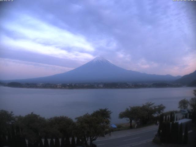 河口湖からの富士山