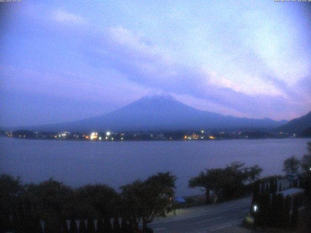 河口湖からの富士山