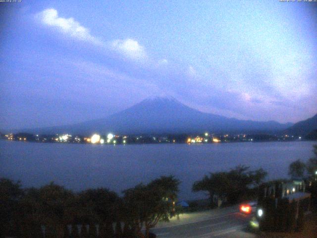 河口湖からの富士山